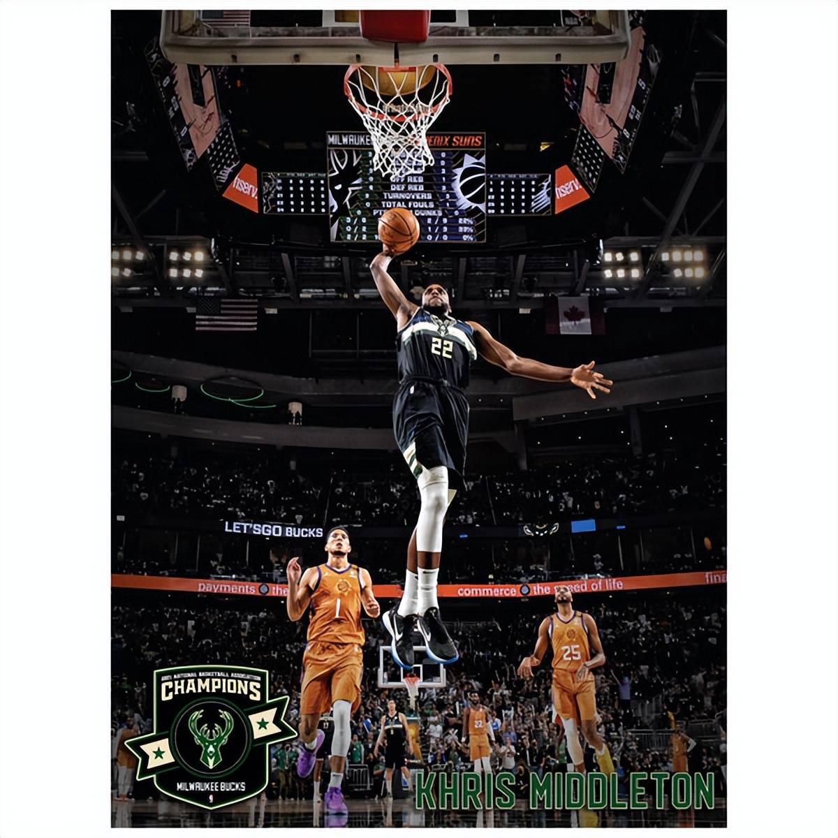 雄鹿大胜老鹰，米德尔顿三分表现抢眼的简单介绍